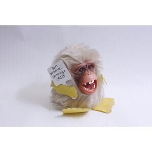 Angry Monkey, Don't bother me, I'm having a CRISIS, Funny, Soft Figurine,